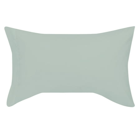 Mainstays Super Soft Brushed Microfiber Pillowcase Set, Standard/Queen, Light Green, 2 Piece