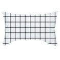 thumbnail image 1 of Mainstays Super Soft Brushed Microfiber Pillowcase Set, Standard/Queen, White Windowpane, 2 Piece, 1 of 5
