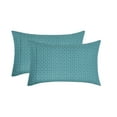 thumbnail image 1 of Mainstays Super Soft Brushed Microfiber Pillowcase Set, Teal Medallion, King, 2 Piece, 1 of 7