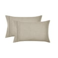 thumbnail image 1 of Mainstays Super Soft Brushed Microfiber Pillowcase Set, Washed Tan Embossed Hayden Paisley, Standard/Queen, 2 Piece, 1 of 7