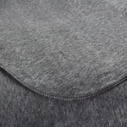 Mainstays Super Soft Fleece Bed Blanket, Gray, Full/Queen