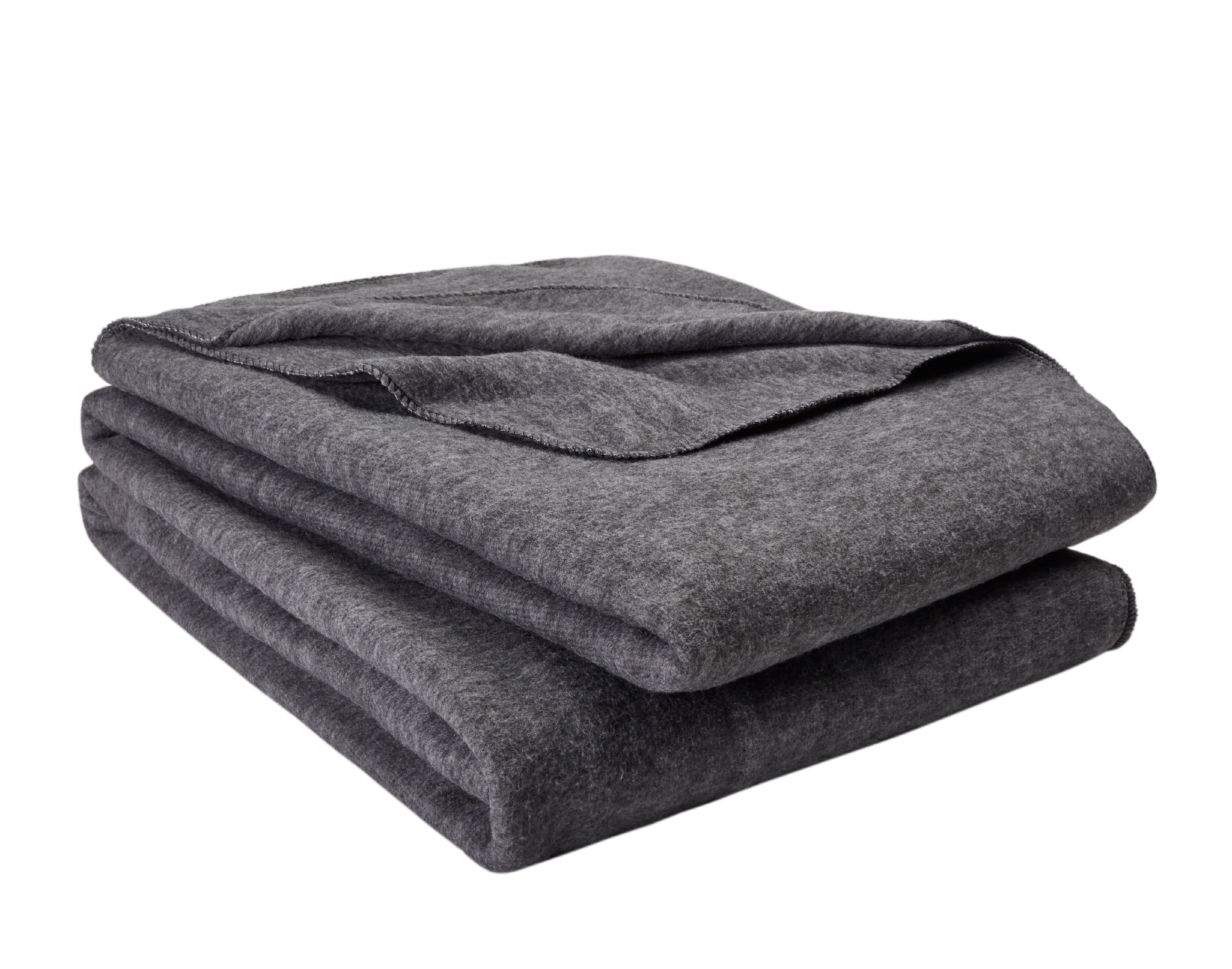 Mainstays Super Soft Fleece Blanket, Gray, Twin