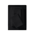 thumbnail image 1 of Mainstays Super Soft High Quality Brushed Microfiber Bed Sheet Set, Full, Rich Black, 4 Piece, 1 of 14