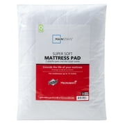 Mainstays Super Soft Quilted Mattress Pad, Queen 60 in x 80 in