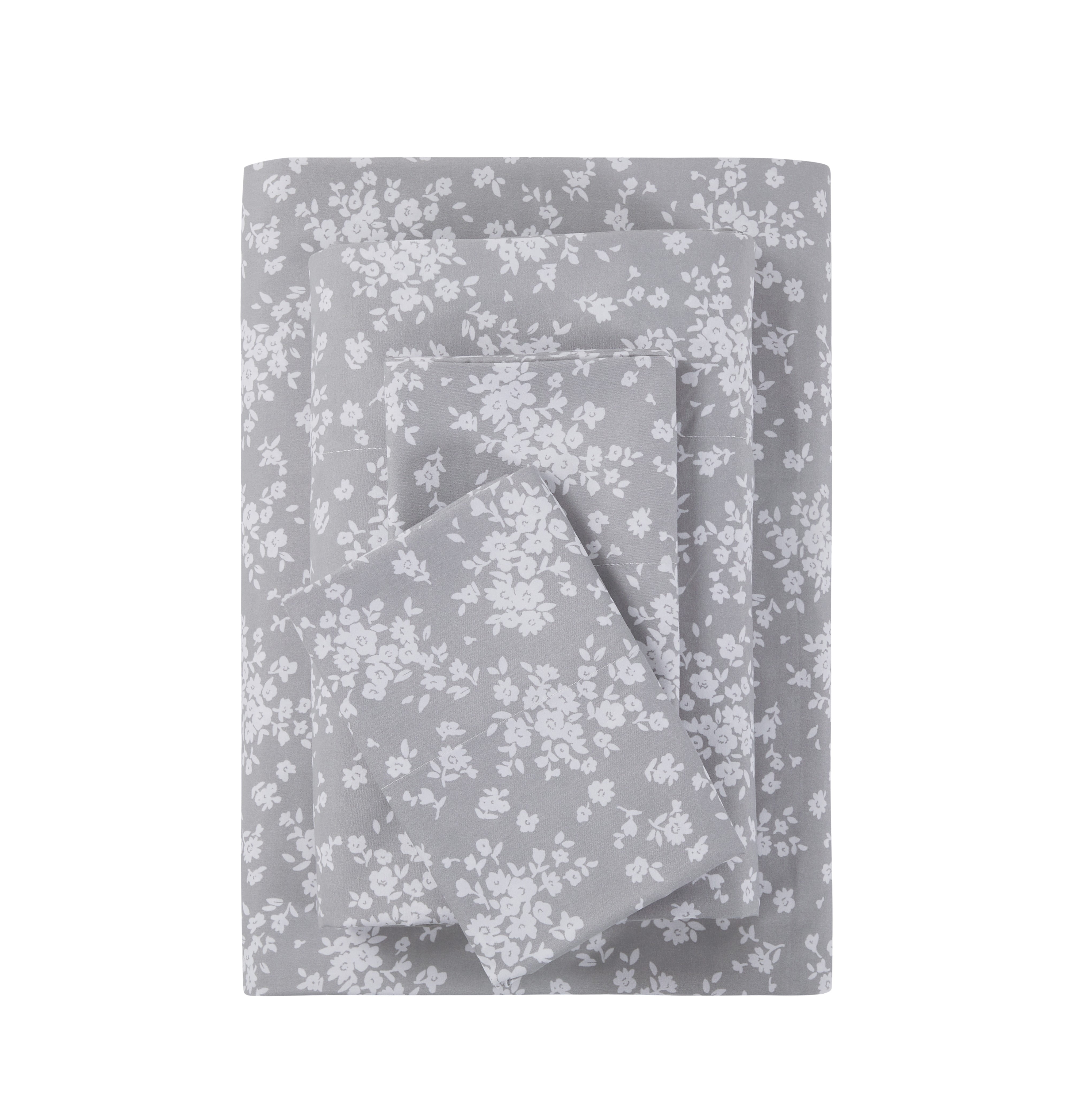 Mainstays Super Soft Recycled Brushed Microfiber Bed Sheet Set, Full