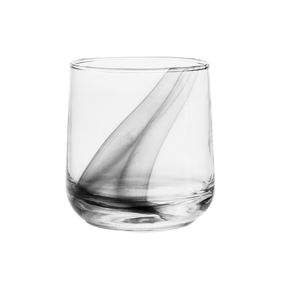 Mainstays Sydney Beverage Glass, 12 oz, Black Swirl