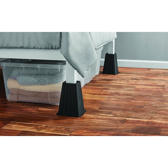 Mainstays Tall Bed Riser, Black, 7.25"