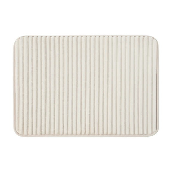 Mainstays Tan Performance Foam 17"x 24" Bath Rug