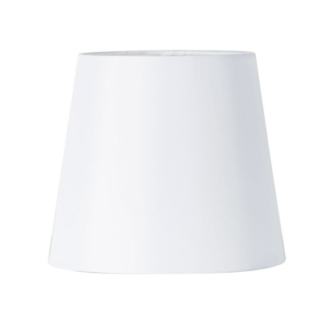 Mainstays Tapered Drum Linen Accent Lamp Shade, White - Walmart.com