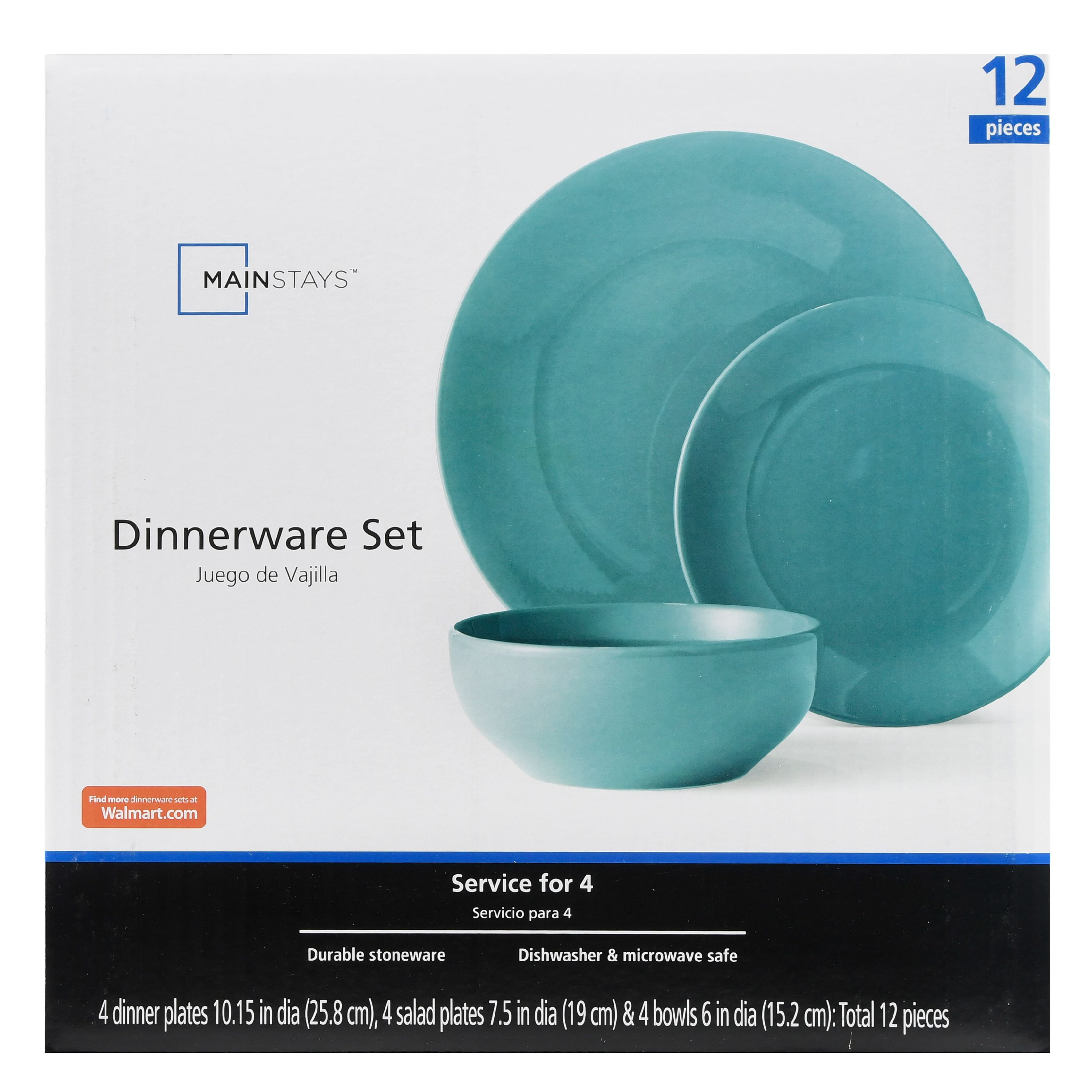 2 pack Mainstays 14 Piece Teal Plastic Food Storage Set Teal Ombre