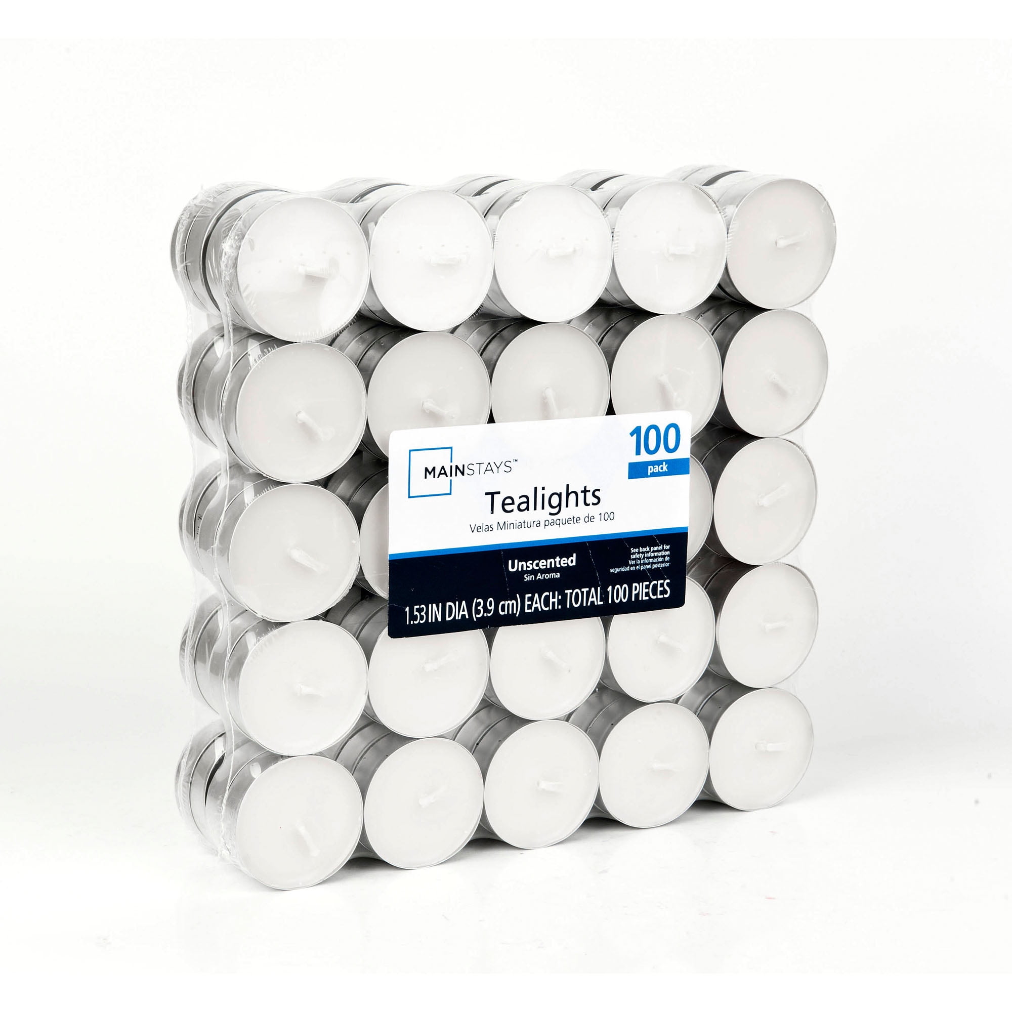 Mainstays Tealite 100 Pack