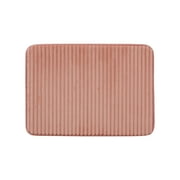 Mainstays Terracotta Performance Foam 17" x 24" Bath Rug