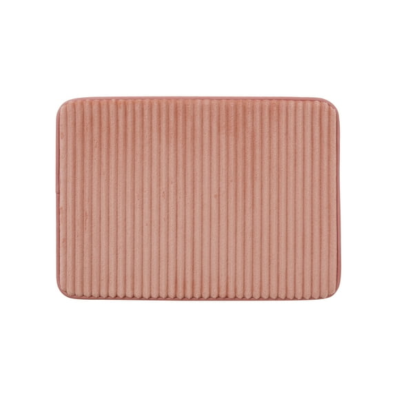 Mainstays Terracotta Performance Foam 17" x 24" Bath Rug