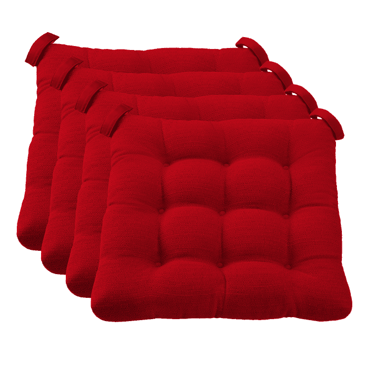 Thick Lengthen Recliner Cushion,Folding Long Chair Cotton Cushion  Pad,Elderly Chair Leisure Chair Seat Cushion(No Chair) Red  48x153cm(19x60inch)