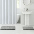thumbnail image 1 of Mainstays Textured Chenille High-Low Noodle Bath Rug Set, Soft Silver, 2 Pieces, 1 of 6