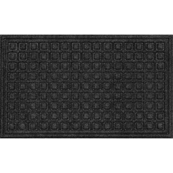 Mainstays Textures Blocks Indoor & Outdoor Utility Mat, 18" x 30"