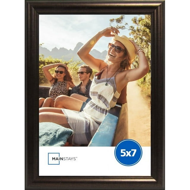 Mainstays Thin Rounded 5" x 7" Bronze Picture Frame