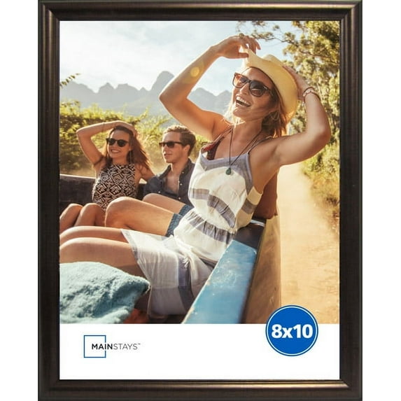 Mainstays Thin Rounded 8x10 Bronze Picture Frame
