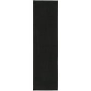 Mainstays Titan Indoor Black Runner Rug, 20 in x 72 in
