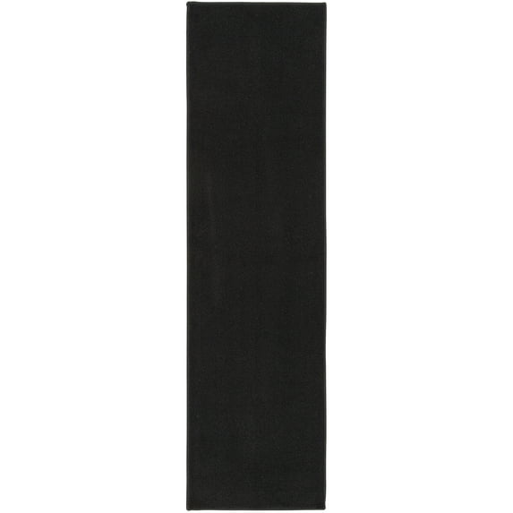 Mainstays Titan Durable Indoor Black Runner Rug, 20"x72"