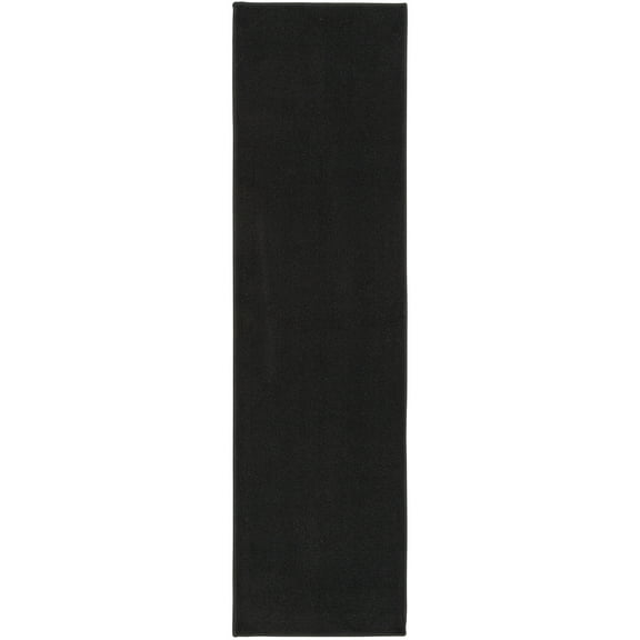 Mainstays Titan Durable Indoor Black Runner Rug, 20"x72"