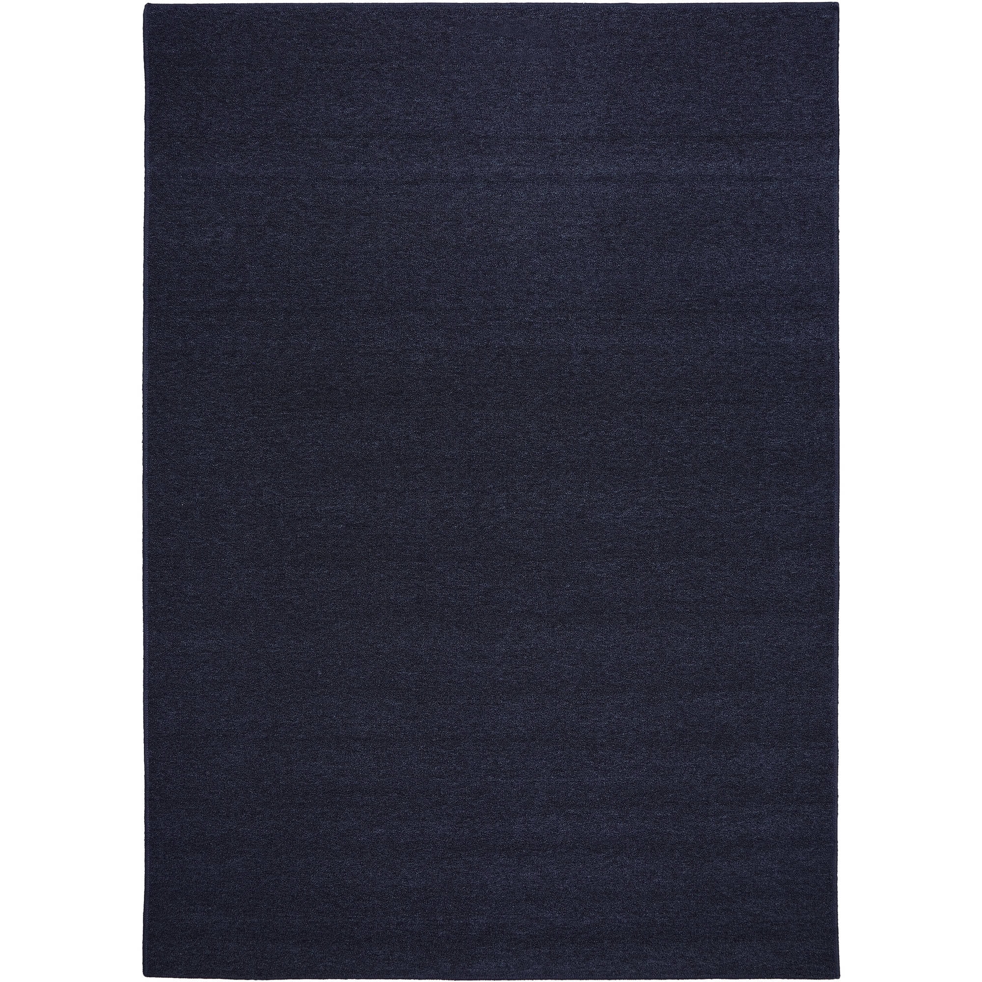 Mainstays Titan Solid Area Rug, Navy, 17.4" x 30"