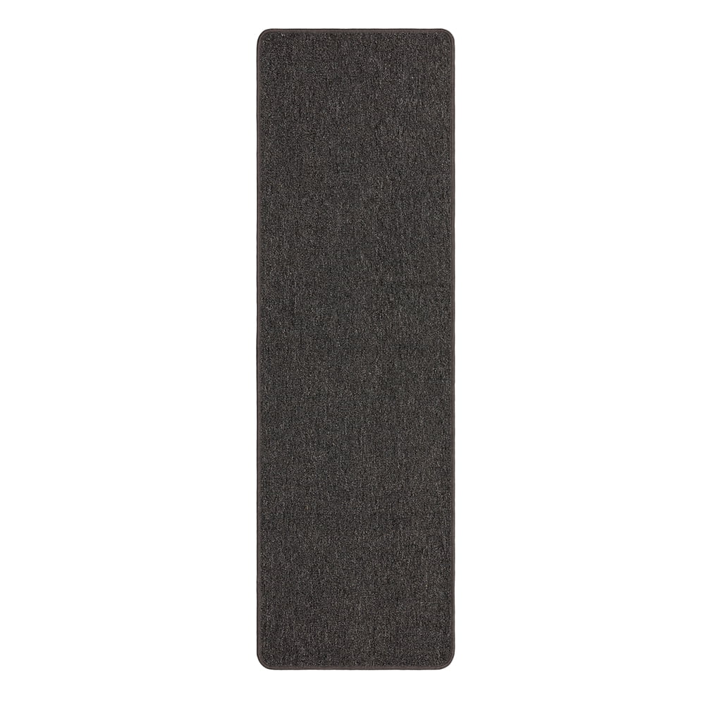 Mainstays Titan Solid Indoor Runner Rug, Gray, 22.5 in x 72 in