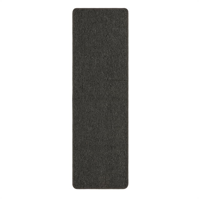 Mainstays Titan Solid Indoor Runner Rug, Grey, 20