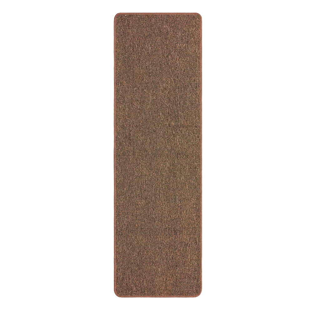 Mainstays Titan Solid Indoor Runner Rug, Pecan, 20"x72"