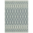 thumbnail image 1 of Mainstays Traditional Blue Diamond High Low Loop Indoor Area Rug, 4' x 5'4", 1 of 8