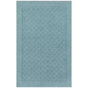 Mainstays Traditional Dylan Solid Olefin Blue Indoor Accent Rug, 2'6"x3'10"