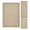 thumbnail image 1 of Mainstays Farmhouse Faux Sisal Olefin Beige Border Indoor Area Rug Set, 3 Piece, 1 of 9