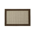thumbnail image 1 of Mainstays Farmhouse Faux Sisal Olefin Brown Border Indoor Accent Rug, 2'6"x3'10", 1 of 9