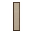 thumbnail image 1 of Mainstays Farmhouse Faux Sisal Olefin Brown Border Indoor Hallway Runner Rug, 2'6"x10', 1 of 8