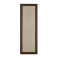 thumbnail image 1 of Mainstays Farmhouse Faux Sisal Olefin Brown Border Indoor Hallway Runner Rug, 2'x6', 1 of 9