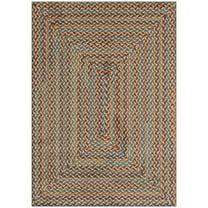 Mainstays Traditional Multicolor Print Braid Indoor Area Rug, 5'x7'