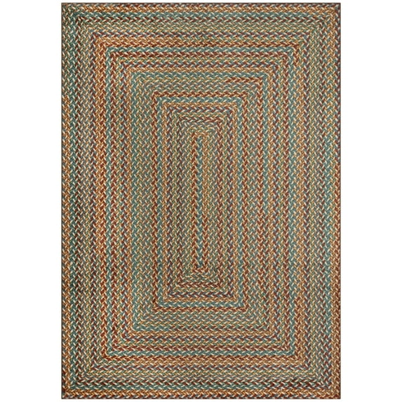 Mainstays Traditional Multicolor Print Braid Indoor Area Rug 7'x10'