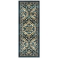 thumbnail interactive-video image 1 of Mainstays Traditional Persian Teal Medallion Indoor Hallway Runner Rug, 1'8"x5', 1 of 8