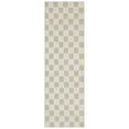 thumbnail image 1 of Mainstays Plush Block Check Ivory Indoor Runner Rug, 1'11" x 6', 1 of 7