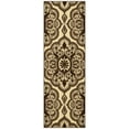 thumbnail image 1 of Mainstays Traditional Roxanne Medallion Brown Hallway Runner Rug, 1'8"x5', 1 of 8