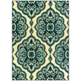 thumbnail image 1 of Mainstays Traditional Roxanne Medallion Teal Blue Area Rug, 5x7, 1 of 7