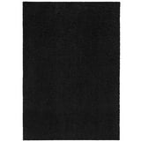 Mainstays Traditional Solid Black Shag Indoor Area Rug, 3' x 4'8 ...