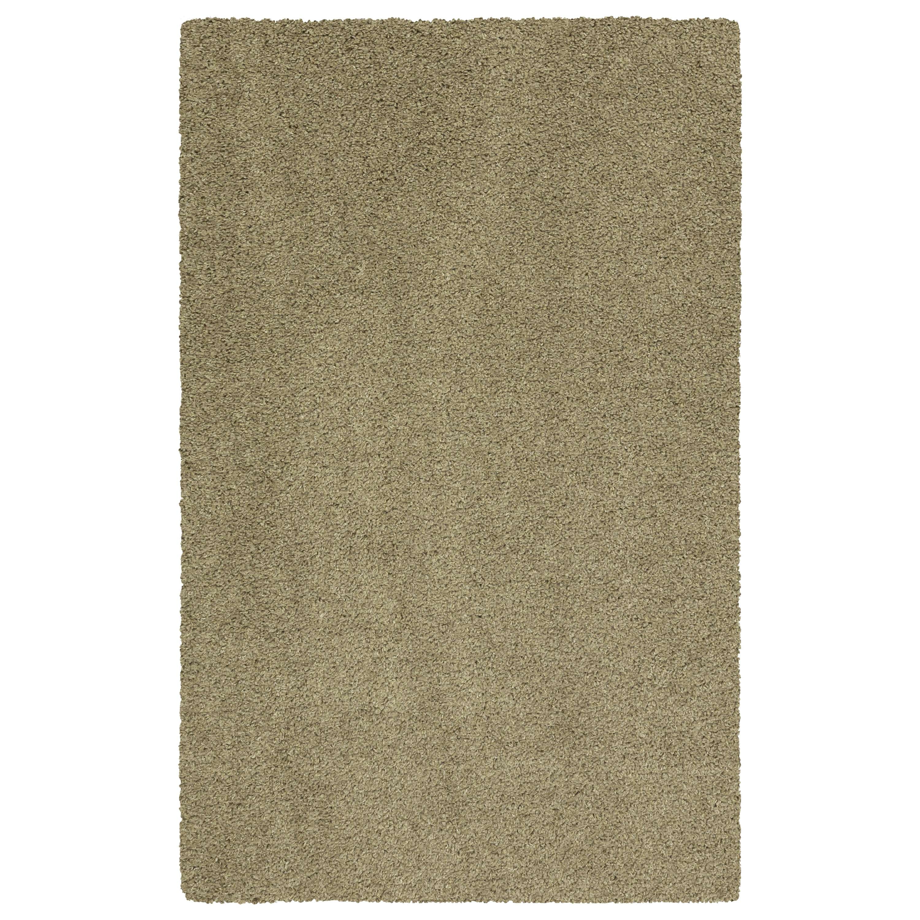 Mainstays Solid Shag Area Rug, Mushroom Tan, 3 ft x 4 ft 8 in