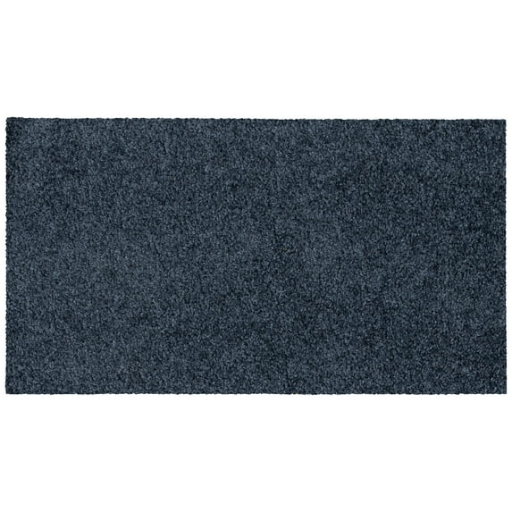 Mainstays Traditional Navy Heather Shag Indoor Accent Rug, 1'8" x 2'10"