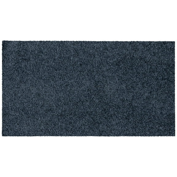 Mainstays Traditional Navy Heather Shag Indoor Accent Rug, 1'8" x 2'10"