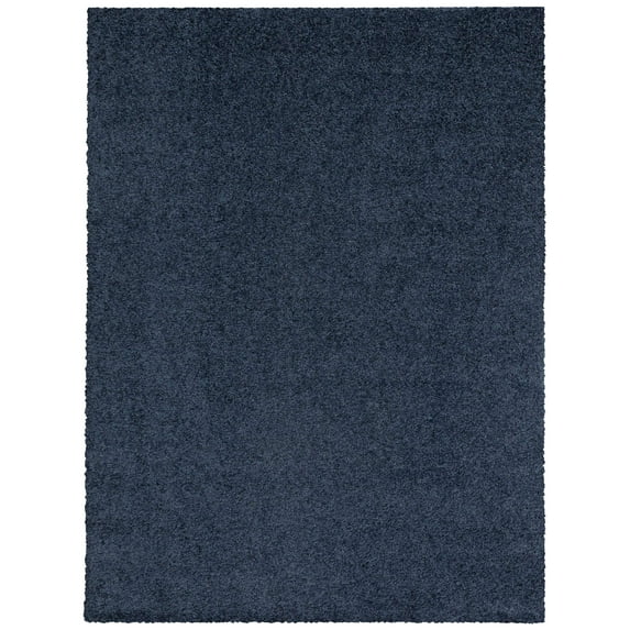 Mainstays Traditional Navy Heather Shag Indoor Area Rug, 7' x 10'