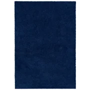 Mainstays Traditional Solid Navy Youth Shag Indoor Area Rug, 3' x 4'8"