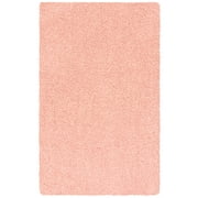 Mainstays Transitional Solid Blush Indoor Youth Shag Area Rug, 3' x 4'8"