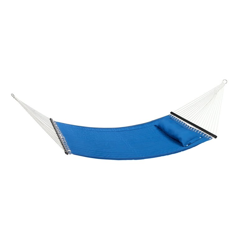 Mainstays Quilted Double Hammock with Pillow - Multiple Colors