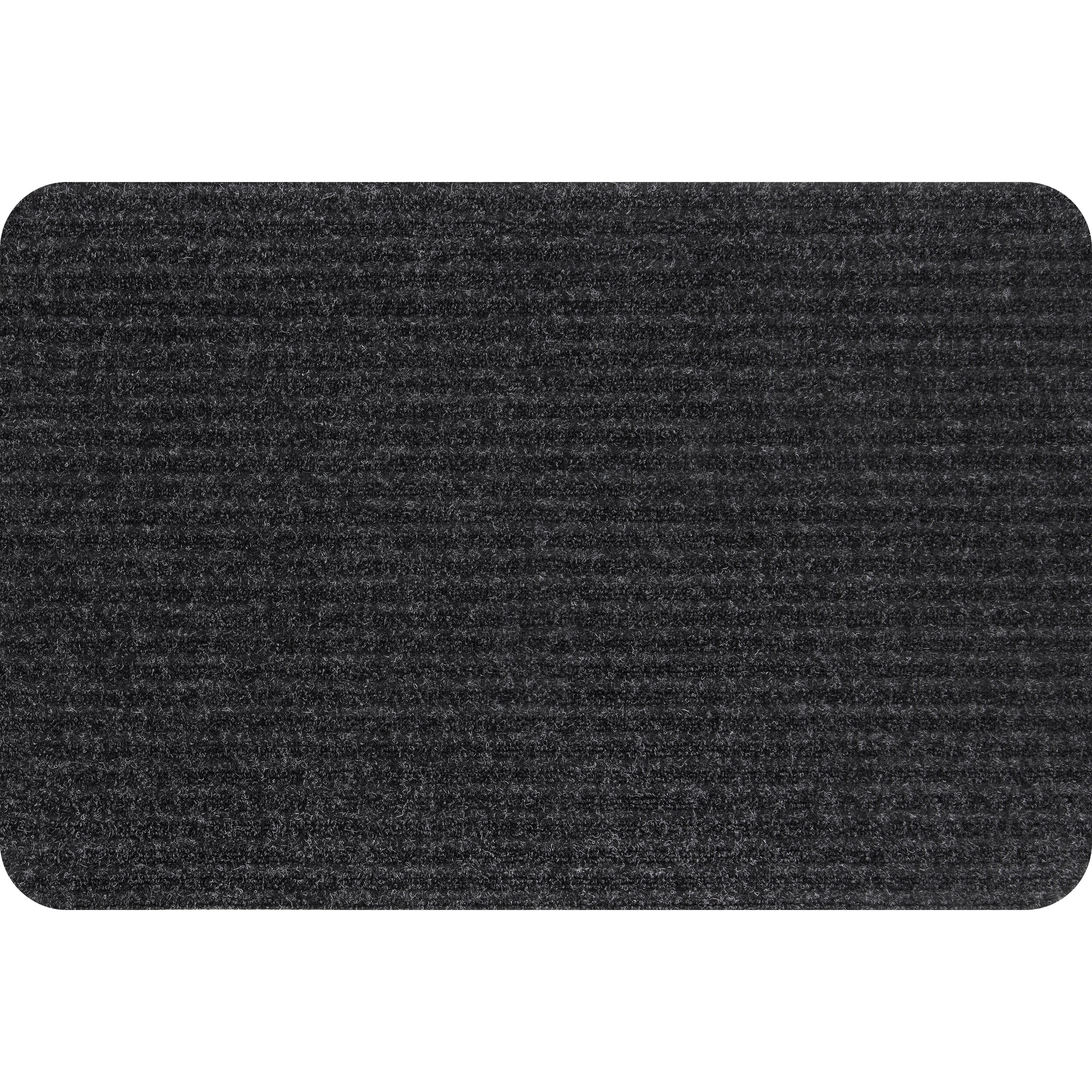 Charcoal Tri-Rib Outdoor Doormat 20" x 30"